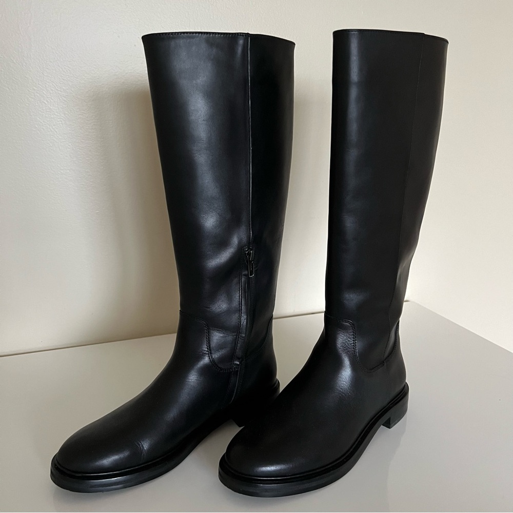 Madewell Drumgold Boot • Black Leather • Size 9